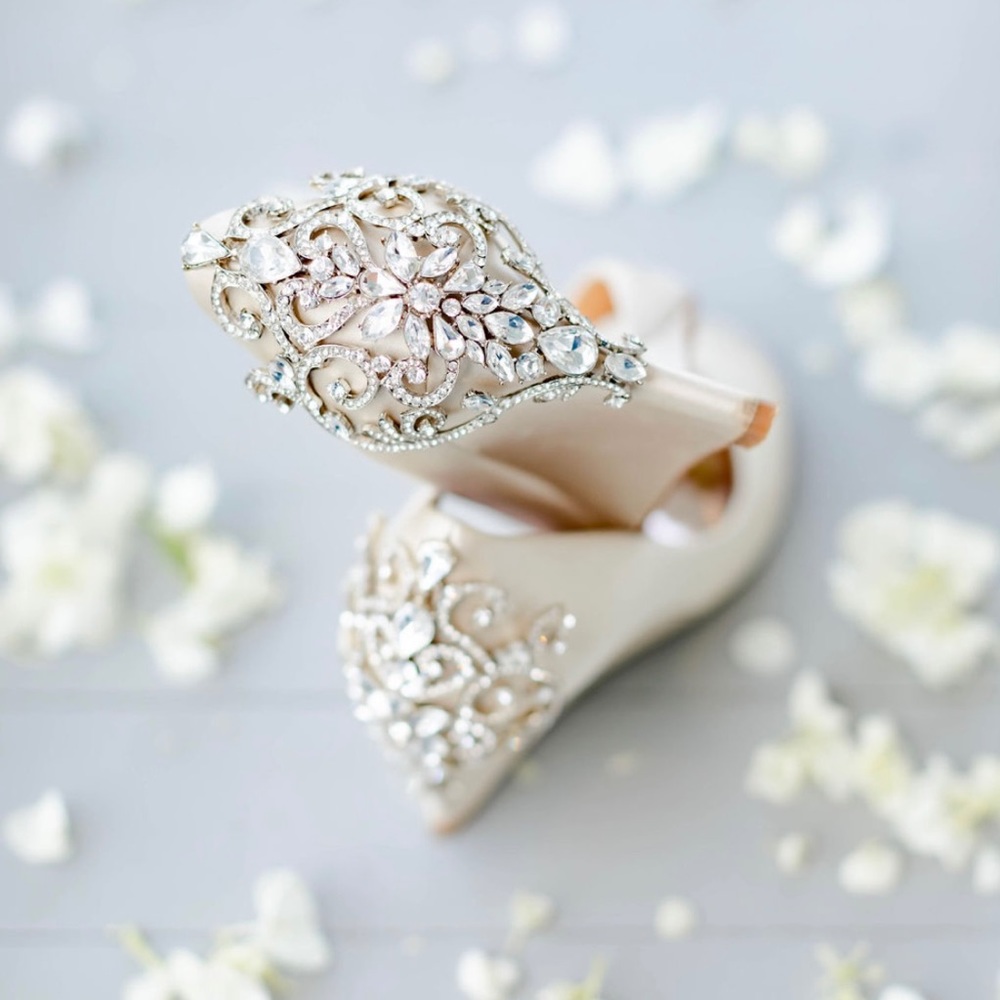 Bagdley Mischka “Meagan” wedge heel